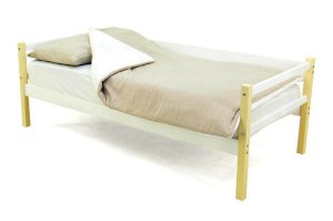 Детская деревянная кровать-тахта Svogen цвет бежево-белый (Бельмарко)