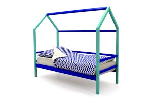 Детская кровать-домик Svogen цвет мятно-синий (Бельмарко)