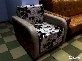 Кресло-кровать мешковина (В-д)