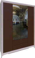 Шкаф 4х дверный М01 Саванна (Риннер)