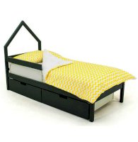 Детская кровать-домик мини Svogen цвет графит (Бельмарко)