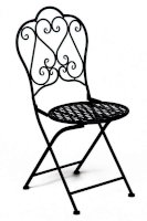 Комплект из 2-х кованых складных стульев Secret De Maison Love Chair (Tetchair)