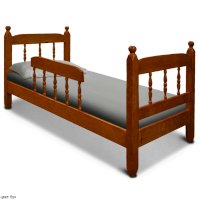 Детская кровать "Кузя" (шале)